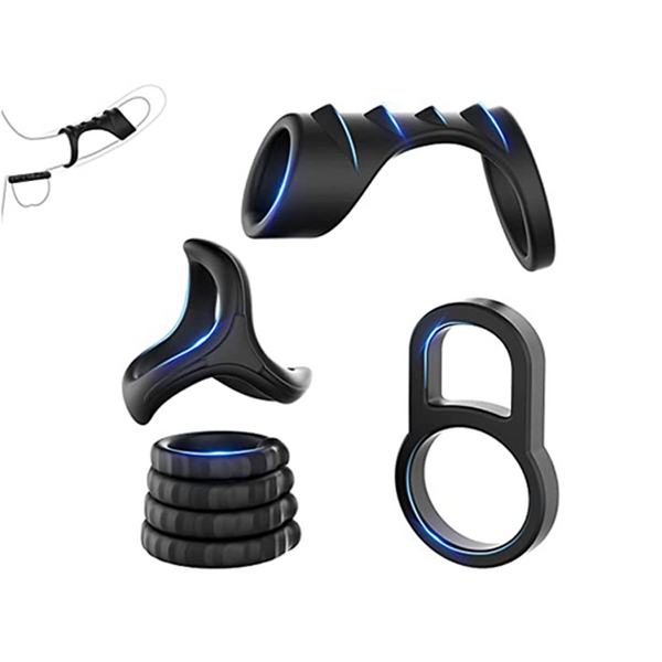 Strokers manuels avec ensemble en silicone