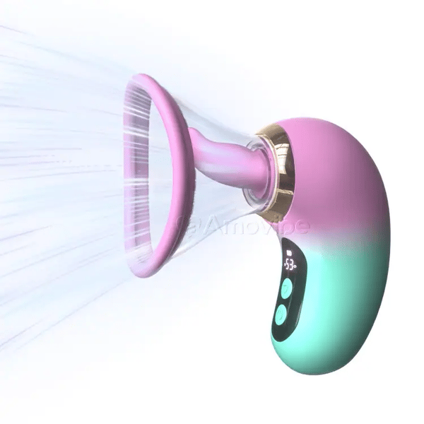 Vibromasseur  5-en-1 avec Aspiration, Léchage et Contrôle LCD