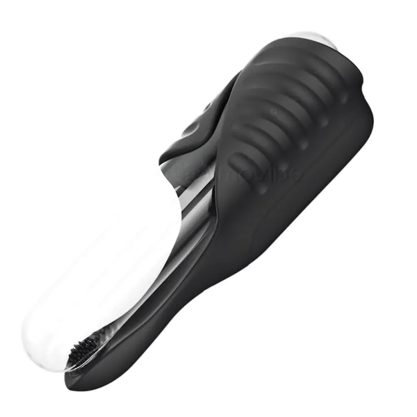 Vibrateur pénien avec fonction de tapotement et de vibration