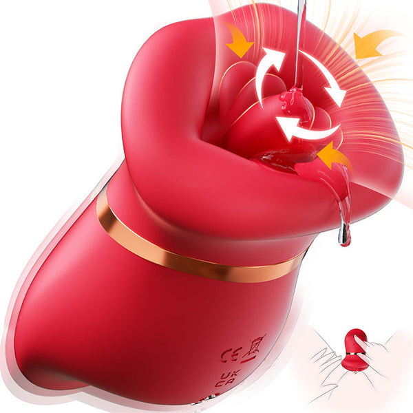 Vibromasseur 360° Licking & Succion de Langue