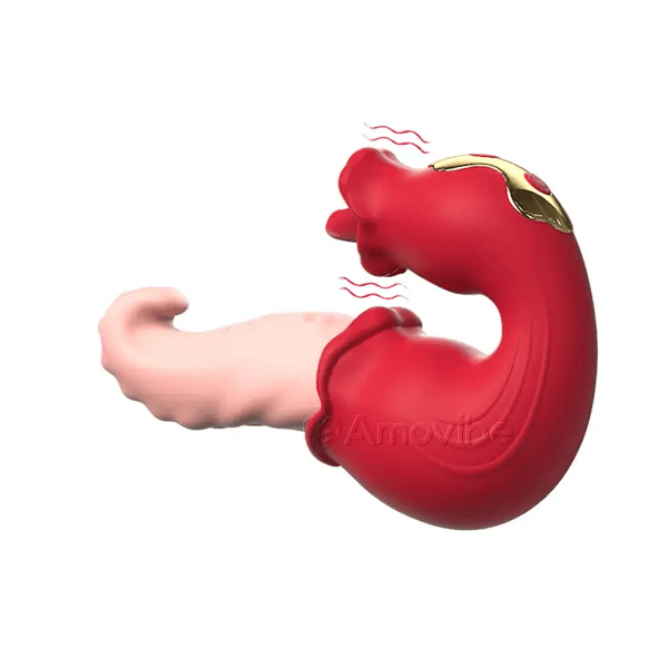 Vibromasseur G-Spot Rotatif avec Double Vibration et Pulsations