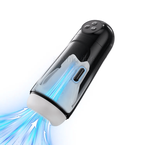 Masturbateur automatique pour homme – 9 modes d'aspiration + vibrations et tourbillon