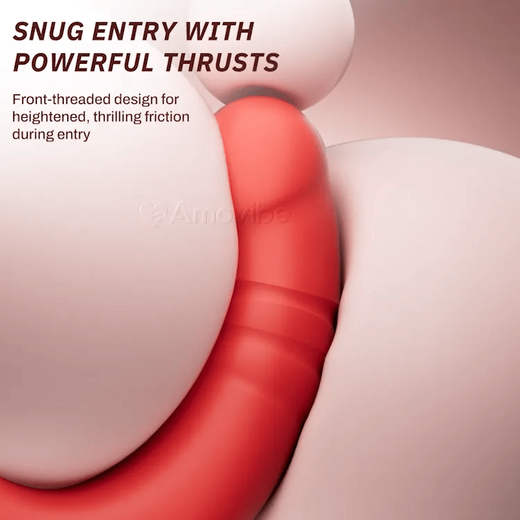 Vibromasseur point G avec modes de succion et de poussée