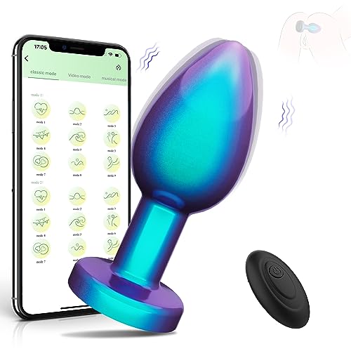NobleSen - Plug anal vibrant avec un design aux couleurs éclatantes