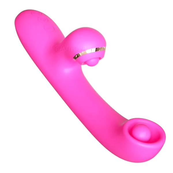 Ovivo - Vibrateur point G avec tapotement du clitoris et massage rotatif du point G