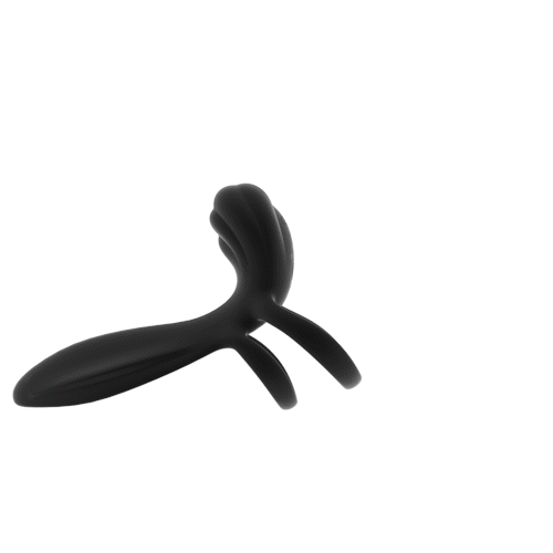 Anneau pénien vibrant avec vibrateur clitoridien
